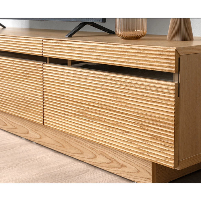 幅180cm］テレビ台 完成品 アッシュ 木製 北欧 ロータイプ