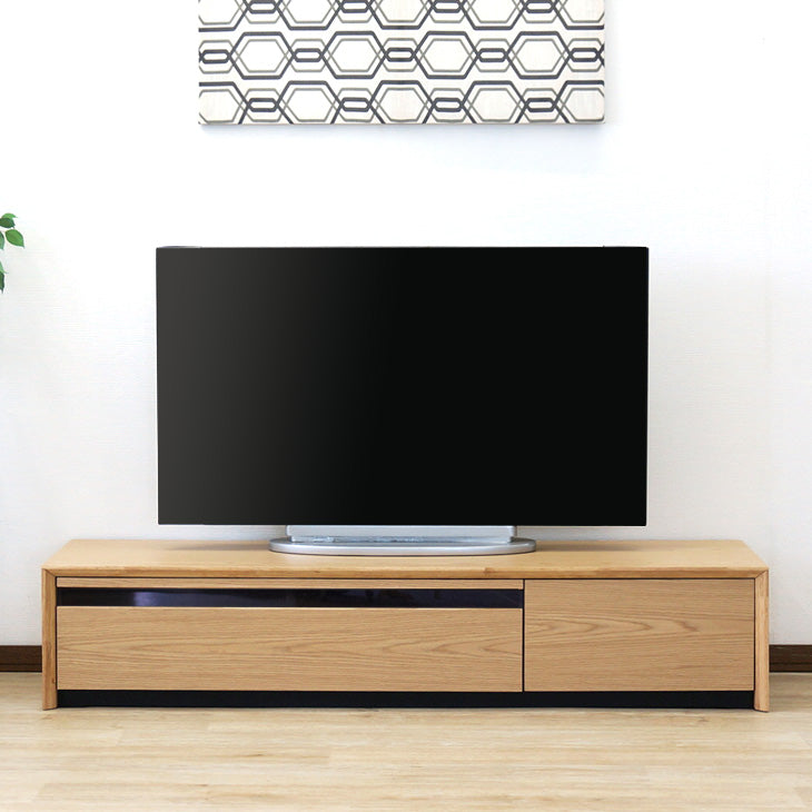 industrialbranch　木製テレビボード 幅150] 天然木 テレビボード 完成品 収納 木製 テレビボード