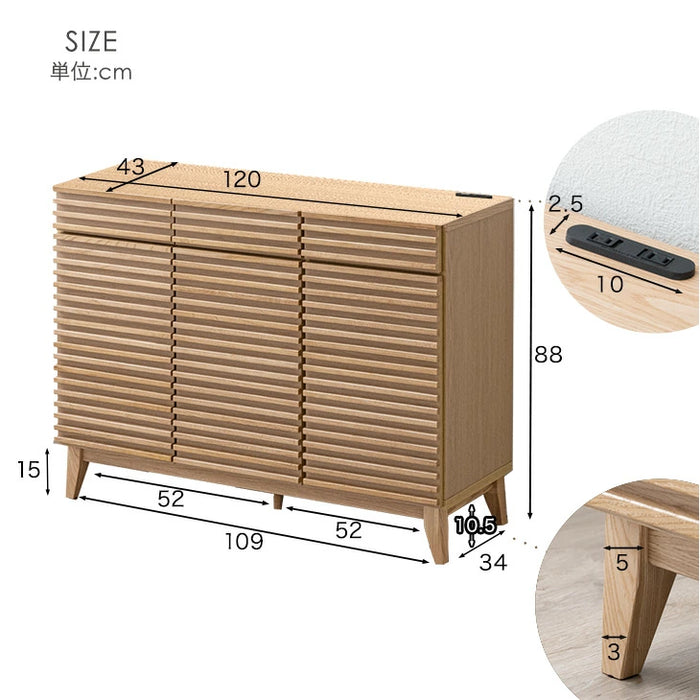 北欧スタイル 120センチ幅 3段9マス キャビネット 完成品 幅120 北欧スタイル 120センチ幅 3段9マス キャビネット 完成品 幅120
