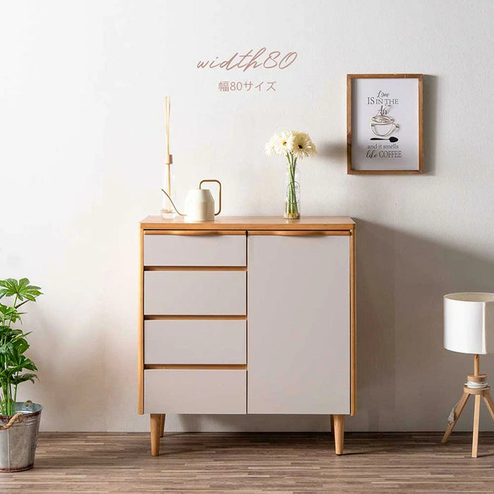 ［幅117cm］完成品 キャビネット サイドボード お掃除ロボ対応 チェスト サイドチェスト【超大型商品】〔71050032〕