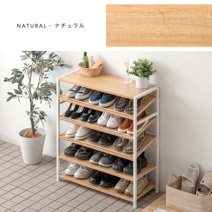 ISK SB RS　シューズラック　下駄箱　ナチュラル　幅80㎝ ISK SB RS シューズラック 下駄箱 ナチュラル 幅80㎝ シューズラック