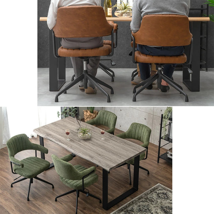 ［幅140］ダイニングテーブル 単品 ヴィンテージモダン 4人掛け 長方形 木製 おしゃれ ダイニング【超大型商品】〔72600040〕