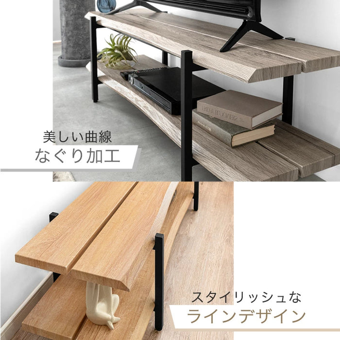 【早い者勝ち】天然木 テレビボード 幅120cm テレビ台 タンスのゲン 箱付き 幅120cm］テレビ台 薄型 脚付き 木製 テレビボード テレビラック