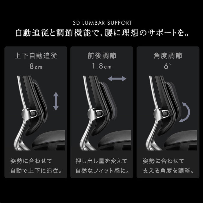 【新発売記念プライス】高機能 オフィスチェア ヘッドレスト アームレスト付き〔79100005〕