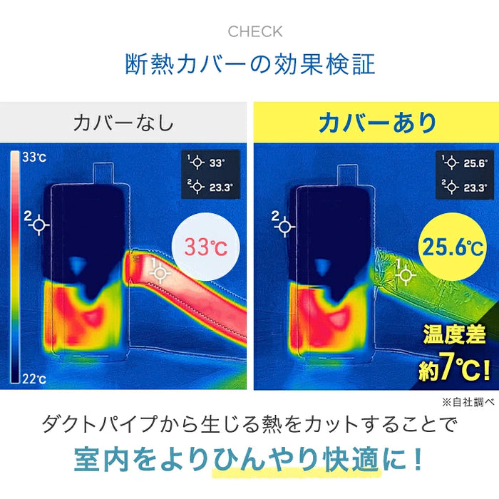 断熱ダクトカバー 商品番号 79800000/79800012/79800001/79800020 共通〔79800019〕