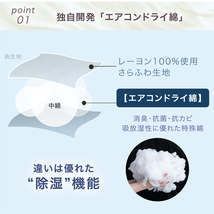 ［ダブル］もはや、エアコン。持続冷感 敷パッド 接触冷感 ひんやりマット ベッドパッド 夏 夏用 布団〔80100124〕