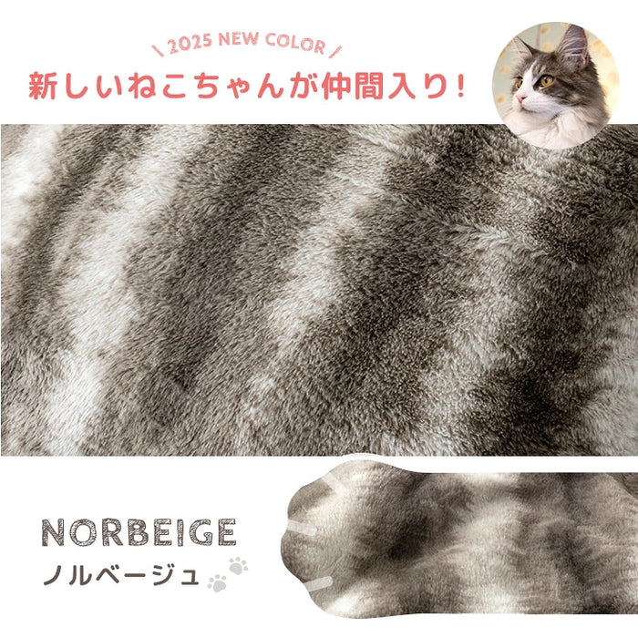 ≪TVで紹介≫もはや、ねこ。 クッション 洗える 直径50cm 丸洗い 大きい 暖かい フロアクッション 枕 冬用 厚手 猫の手触り かわいい おしゃれ 北欧〔80100140〕