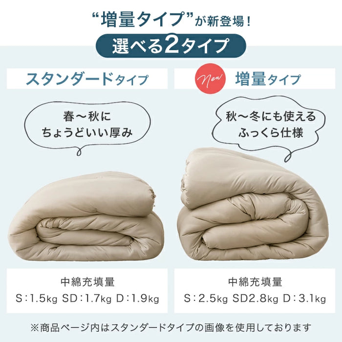 [シングル] ハマる、寝心地。“まさに、沼” 掛け布団 通常タイプ 洗える 抗菌 防臭 調温 調湿 洗濯ネット付き オールシーズン おしゃれ〔80100142〕