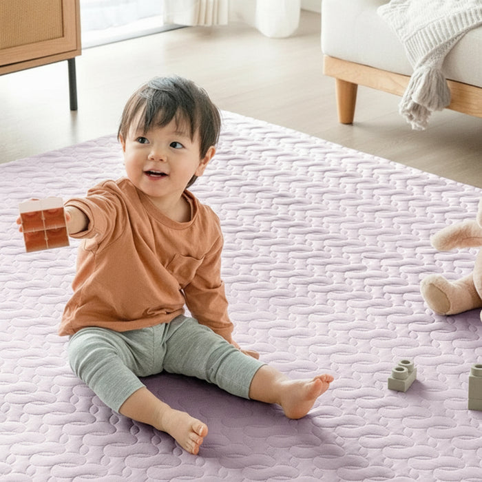 ［180×200］プレイマット専用カバー 綿100％ 洗える イブル  キルティング プレイマットカバー マットカバー〔80100205〕