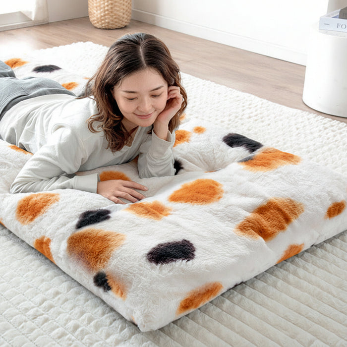 もはや、ねこ。 ごろ寝マット 洗える 80×180cm 折りたたみ あったか 冬