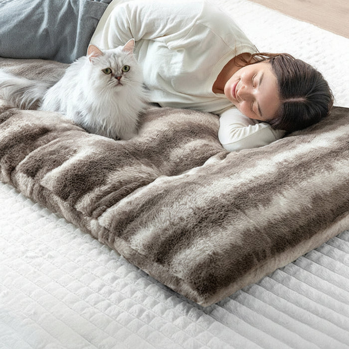 もはや、ねこ。 ごろ寝マット 洗える 80×180cm 折りたたみ あったか 冬
