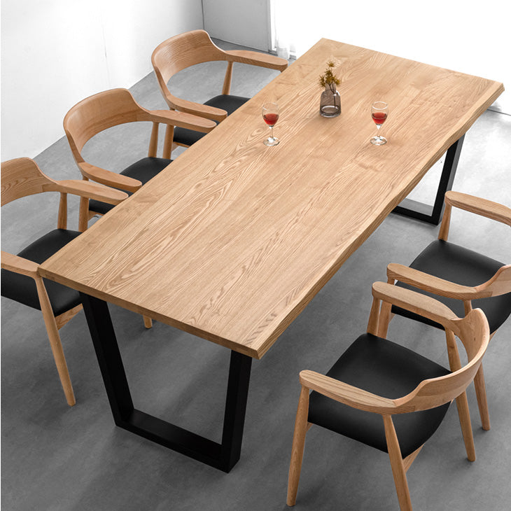 【 六人掛けテーブル×8卓 +木の椅子×48脚】　建築模型用添景　1:50 .. 幅200］天然木 ダイニングテーブル 単品 6人掛け 長方形 木製