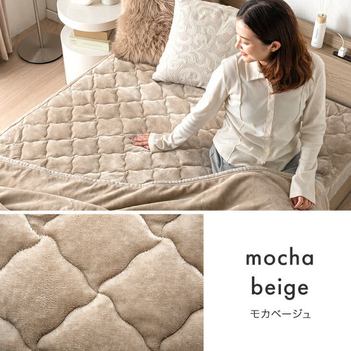 【新発売記念プライス】［シングル］敷パッド一体型 ボックスシーツ 洗える 吸湿発熱 フランネル生地 抗菌 防臭〔81900209〕