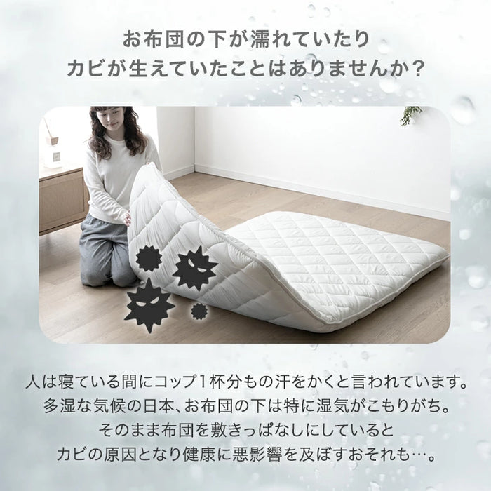 新発売記念プライス】［シングル］除湿シート 洗える 防ダニ 防カビ 消
