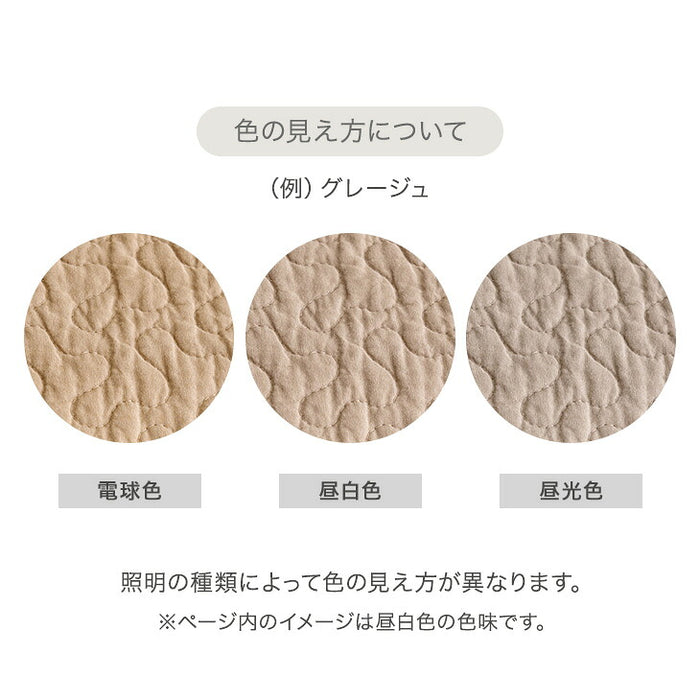 【新発売記念プライス】［190×190cm］イブルマット リバーシブル 洗える 綿100% 抗菌 防臭 低ホル ラグ 薄手 キルト 〔81900280〕