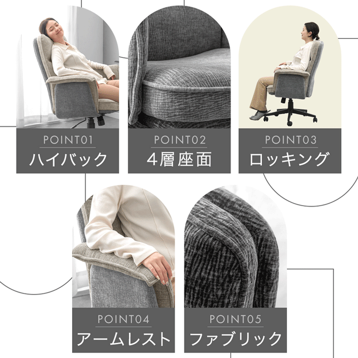 新発売記念プライス】おうちで社長気分 ハイバック デスクチェア 新発売記念プライス】おうちで社長気分 ハイバック デスクチェア