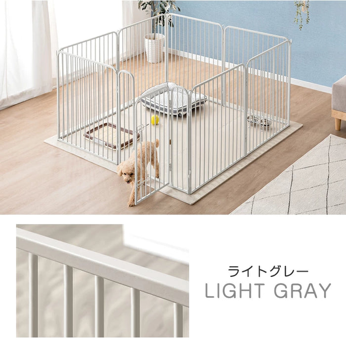 1ドア・高さ80cm］RENEW ペットサークル ハイタイプ 屋内外兼用