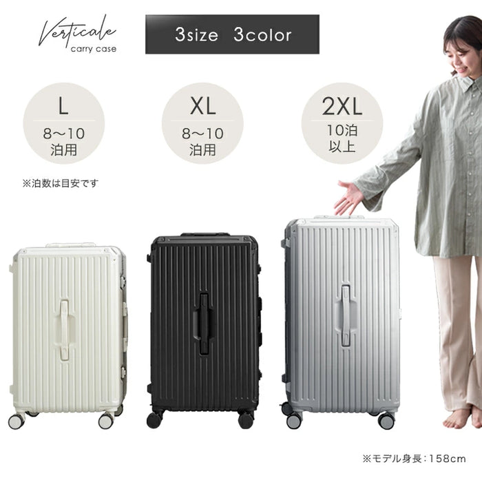 Amazon | スーツケース usbポート付き フロントオープン mサイズ