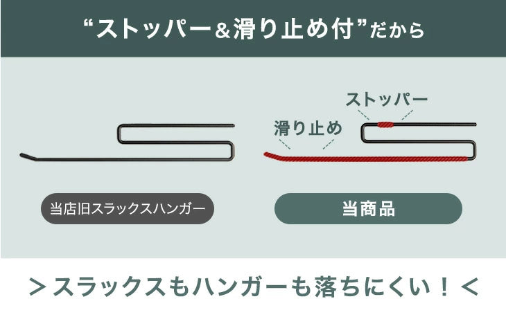 ［幅60cm・15本掛け］スラックスハンガー コンパクト設計 スリム キャスター付 粉体塗装 衣類収納〔84300015a〕