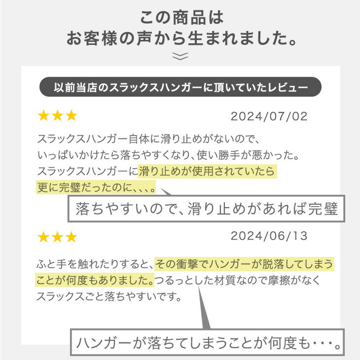 ［商品番号：［84300047/84300015/84300049/84300016専用］ S字ハンガー 5本セット 当店スラックスハンガー専用〔84300069〕