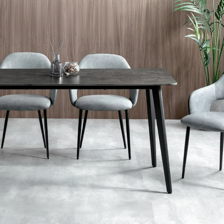 幅180cm］【玄関渡し】ダイニングテーブル 単品 6人掛け セラミック天