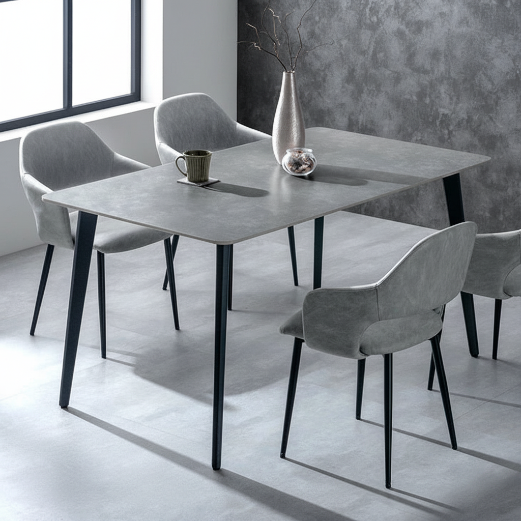 幅180cm］【玄関渡し】ダイニングテーブル 単品 6人掛け セラミック天