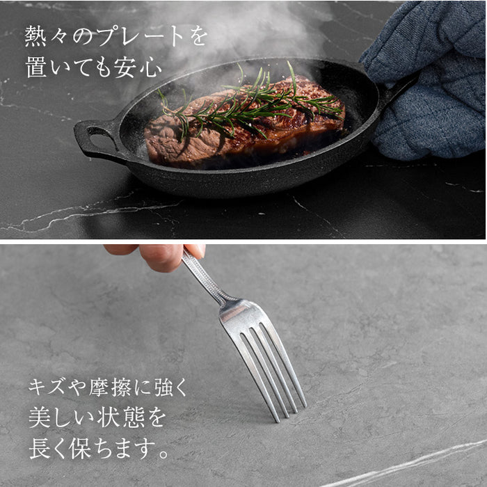 セラミック 伸長式ダイニングテーブル 単品 160 220 長方形 折りたたみ 折り畳み 4人掛け 6人掛け【搬入設置込み】【超大型商品】〔84400003〕