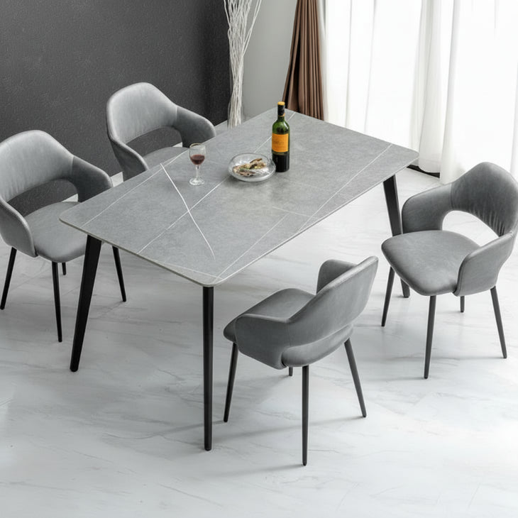 幅140］ダイニングテーブルセット 5点セット 4人掛け セラミック天板