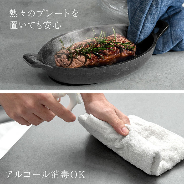 ［幅160］ダイニングテーブルセット 5点セット 4人掛け セラミック天板 長方形 大理石調 ストーン調 黒脚 ダイニングチェアセット［幅160・玄関渡し］【超大型商品】〔99993202〕