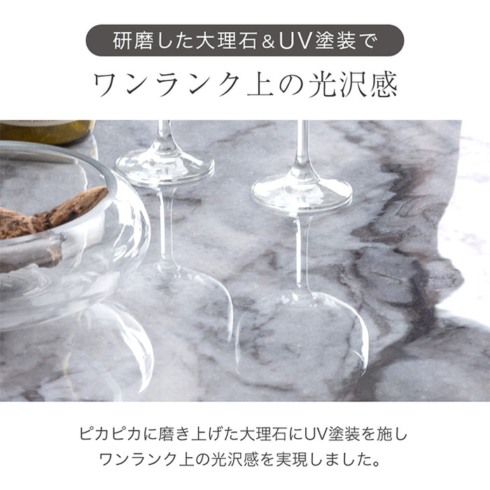 ［幅160］ダイニングテーブルセット 4人掛け 5点セット ダイニングチェア 長方形 大理石 鏡面【超大型商品】【テーブル搬入設置込み】〔84910005〕