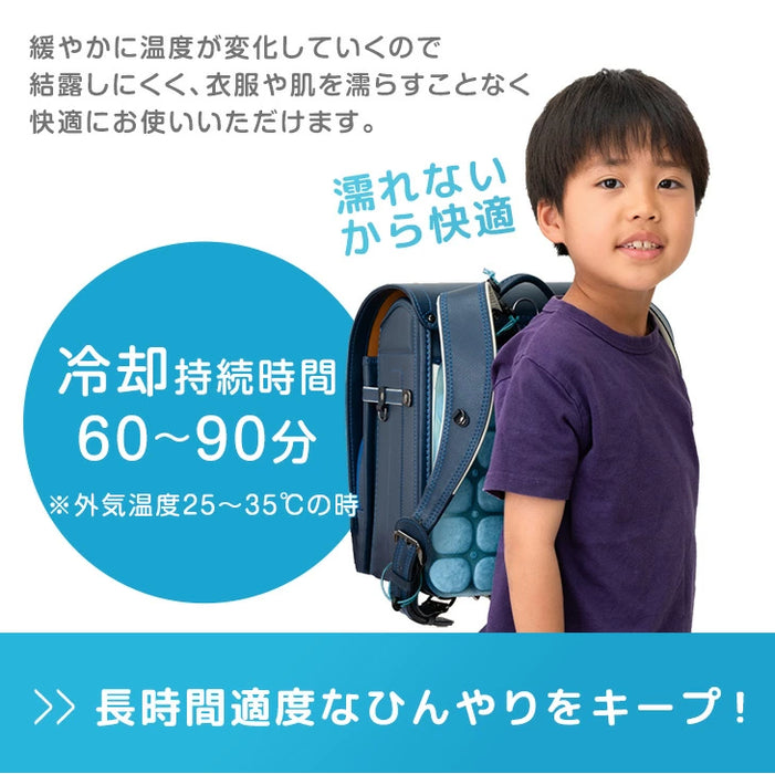 ≪TVで紹介≫ RENEW 現役ママが考えた リュック用 冷感パッド 自然凍結 ひんやり 熱中症対策 アイスクール〔85000002〕