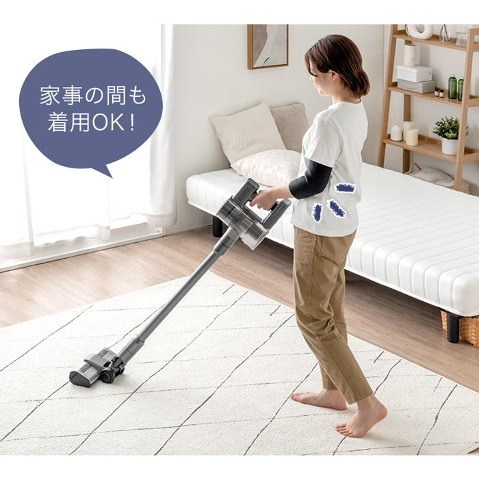 2枚 冷感特化 クールアームカバー ユニセックス ひんやり 夏用 熱中症対策〔8501000500〕