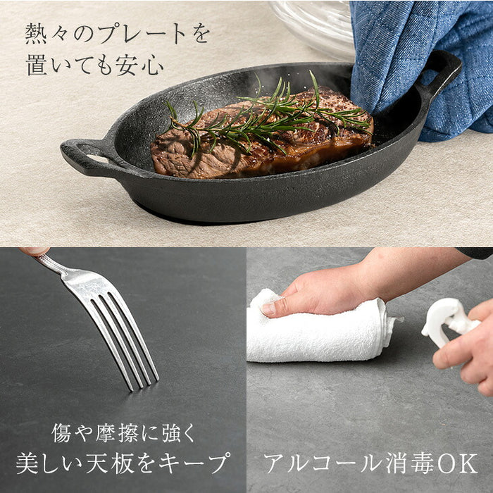 【新発売記念プライス】伸長式 円形ダイニングテーブル 単品 セラミック ～6人掛け 楕円 エクステンション 石目調 木目 1本脚【搬入設置込み】【超大型商品】〔99901338〕