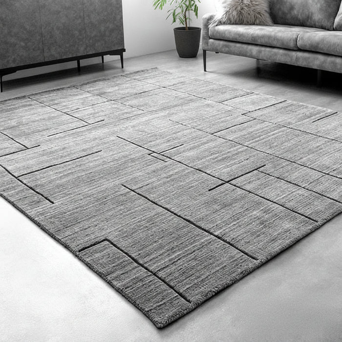 40%オフ！アクタス購入ウールラグ JORGENSEN 140×200cm 140×200］手織り ウールラグ ウール100％ 厚手 羊毛 長方形 北欧