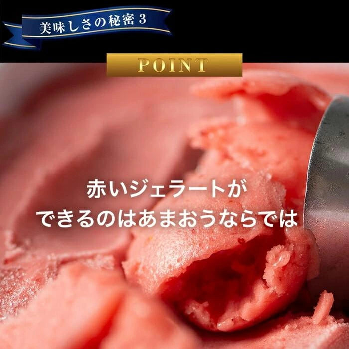 ［6個セット］武下さんちの“完熟” あまおうジェラート 究極いちご含有率56％  ギフト いちご 福岡県 大川 アイスクリーム シャーベット カップアイス 詰め合わせ 無着色〔89600009〕