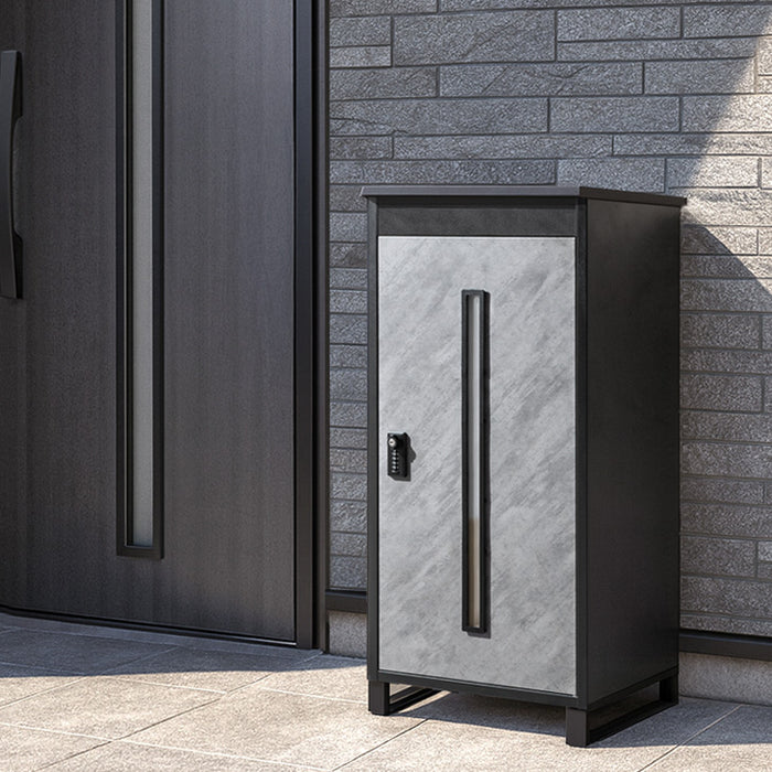 LIVBOX ーリブボックスー 宅配ボックス 押し込み式 複数投函OK 大容量 134L ゼロリターン ダイヤル式 鍵付き〔17600225〕