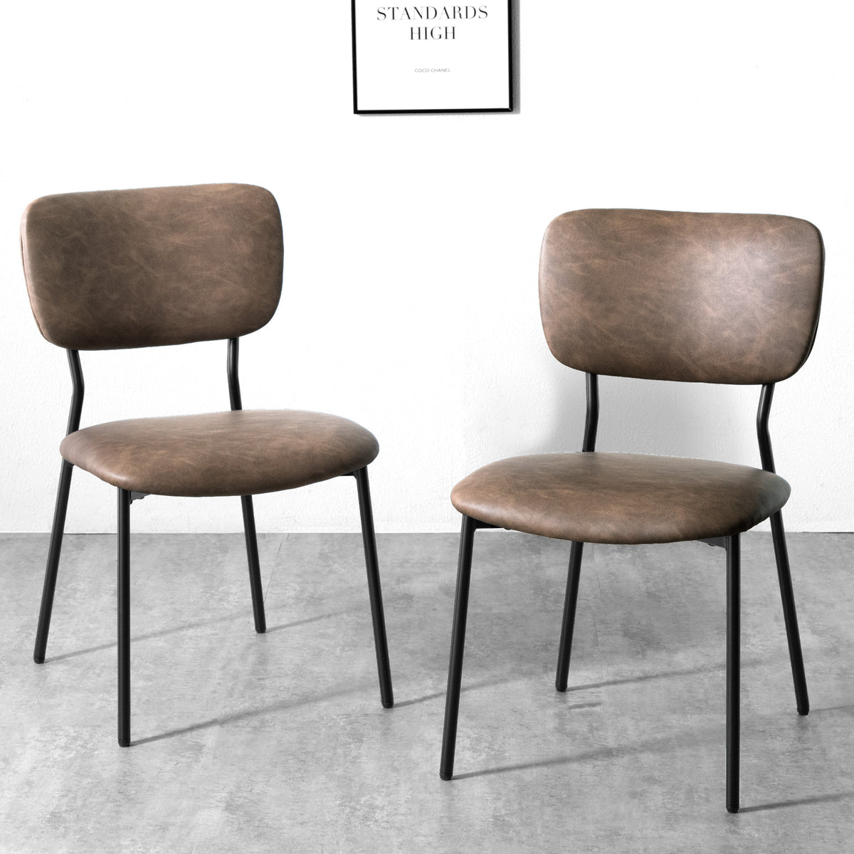 Kumilani 新品☆ラウンドチェア ダイニングチェア 4脚セット 4脚セット］ダイニングチェア ヴィンテージモダン ダイニング