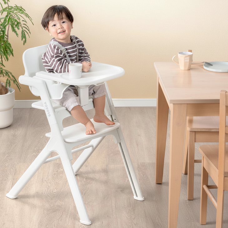 新発売記念プライス】ベビーチェア ワンタッチ調節 折りたたみ 7段階高