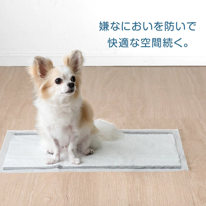 《当店だけの表面抗菌》 炭消臭 ペットシーツ 厚型 レギュラー 400枚 / ワイド 200枚 ペットシート トイレシート〔90600002〕