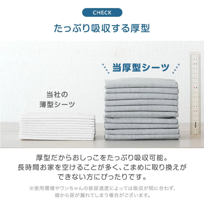 《当店だけの表面抗菌》 炭消臭 ペットシーツ 厚型 レギュラー 400枚 / ワイド 200枚 ペットシート トイレシート〔90600002〕