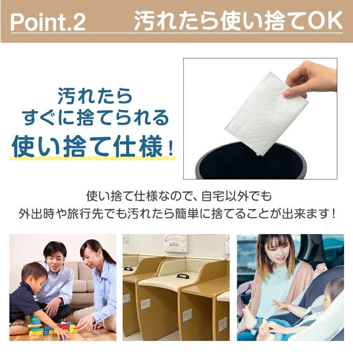 防水 おむつシート 使い捨て 大判 抗菌 薄型 おむつ替えシート ベビー用品 〔90600007〕
