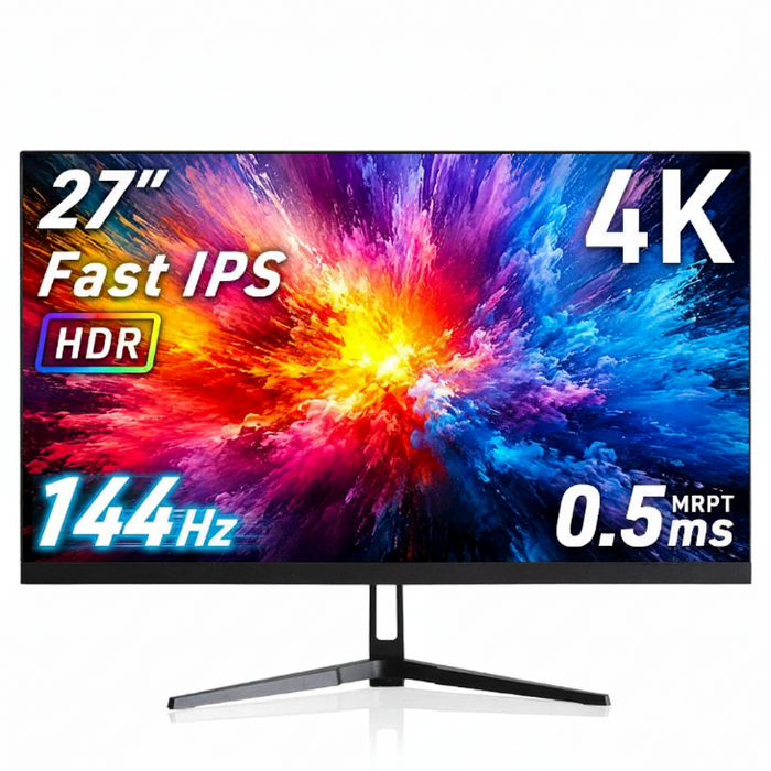 【新発売記念プライス】4K高画質 27インチ 144Hz ゲーミングモニター Fast IPS 4K 3840×2160 0.5ms HDR対応〔91200002〕