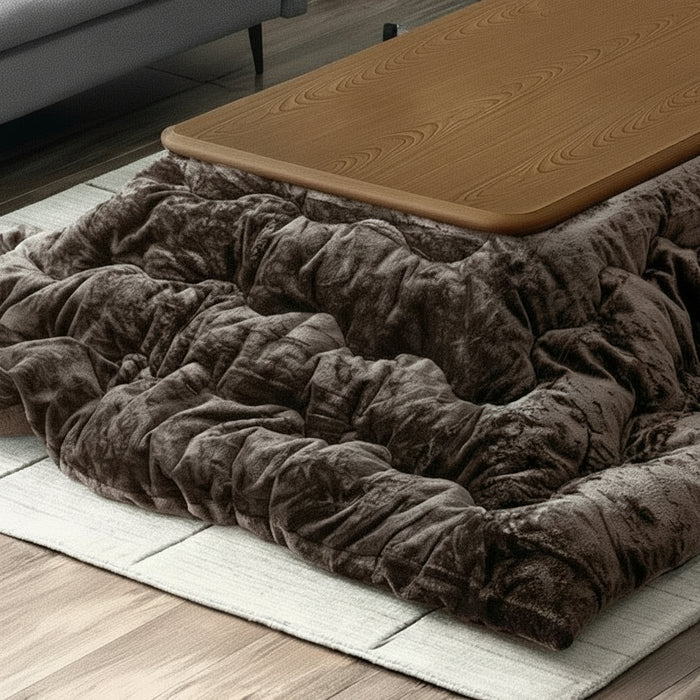 [200×240] とろりんこたつ布団 単品 長方形 こたつ用布団 大判 掛布団〔91300167〕