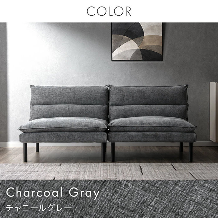【新発売記念プライス】4WAY ソファベッド 洗えるカバーリング 分割OK リクライニング 3人掛け 2人掛け ソファ〔91800003〕