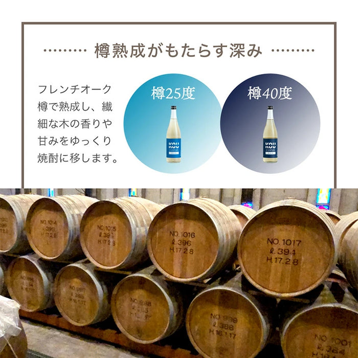 “違い”が分かる 福岡 麦焼酎 飲み比べセット KOU-ICHI 720ml 3本セット クラフト焼酎 地酒 お祝い プレゼント〔9220000201〕