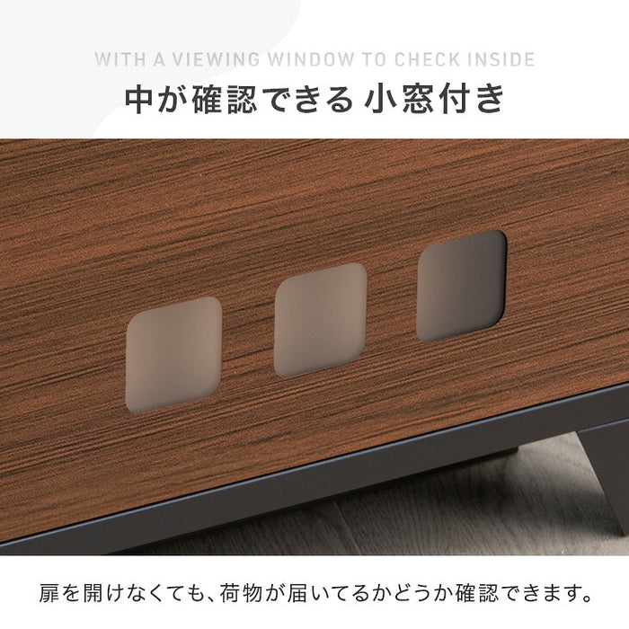 宅配ボックス 大容量 130L 2ドア プッシュ式 鍵付き LIVBOX ーリブボックスー〔93800011〕