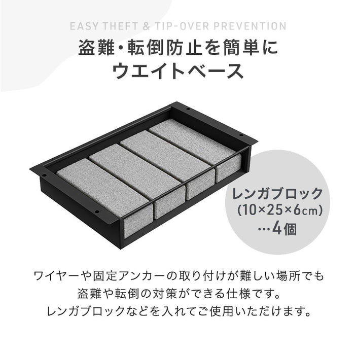 宅配ボックス 大容量 130L 2ドア プッシュ式 鍵付き LIVBOX ーリブボックスー〔93800011〕