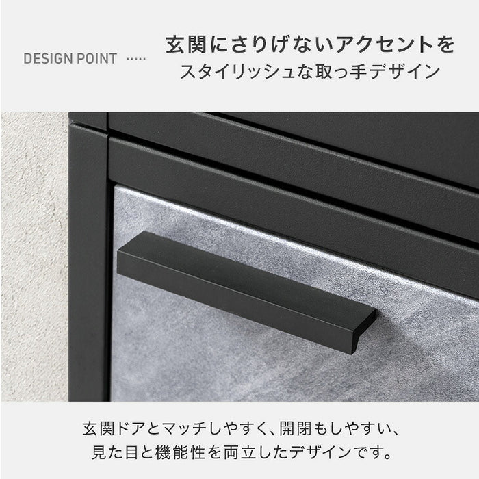 宅配ボックス 大容量 130L 2ドア プッシュ式 鍵付き LIVBOX ーリブボックスー〔93800011〕