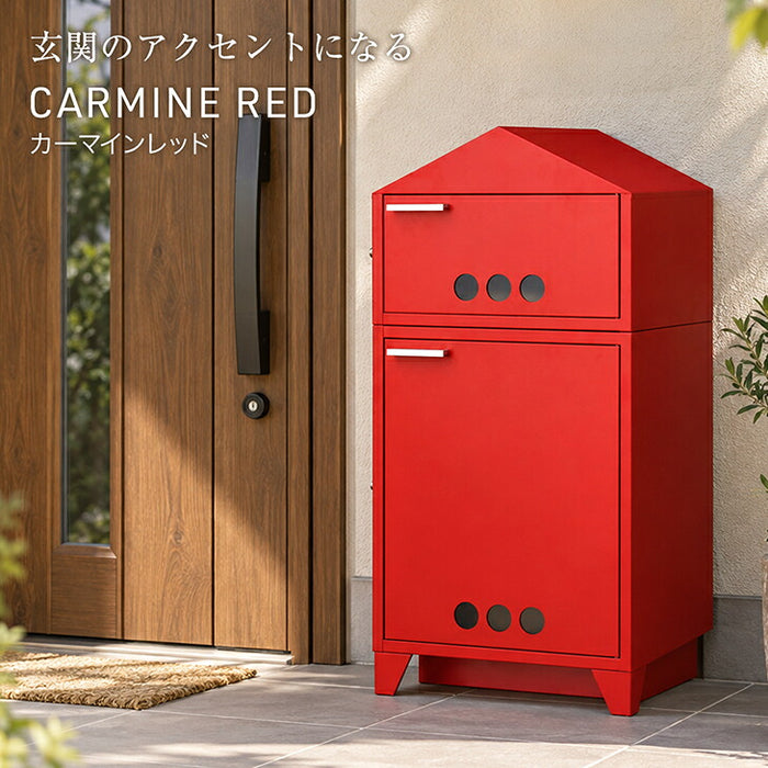 ２段BOXレッドオーダー専用ページ❗️ 新発売記念プライス】宅配ボックス ハウスデザイン 大容量 130L 鍵付き