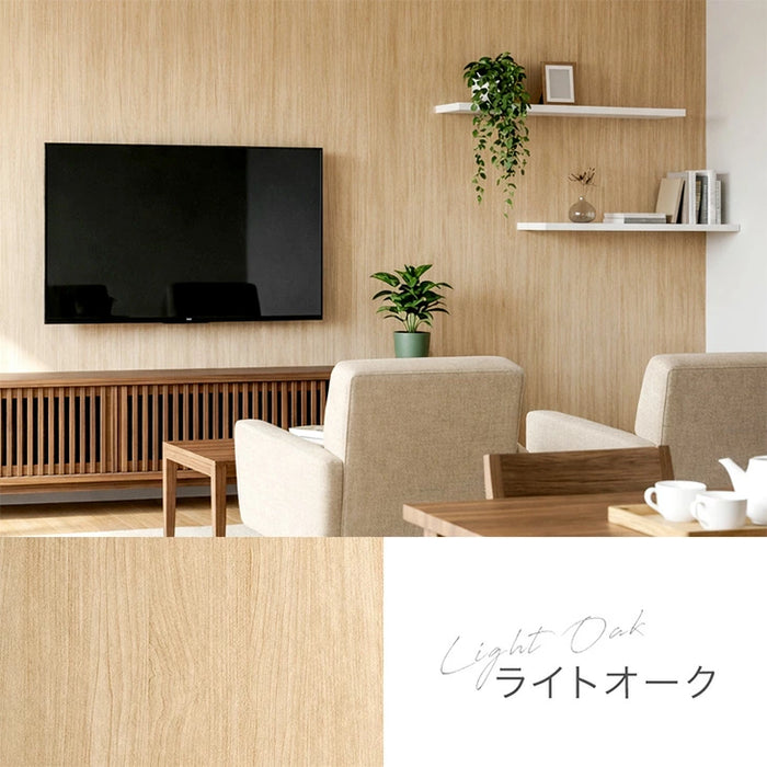 【新発売記念プライス】［1ロール］貼ってはがせる 壁紙シート 幅61cm 6m DIY 木目調 賃貸 ロールタイプ リメイクシート〔94500002〕